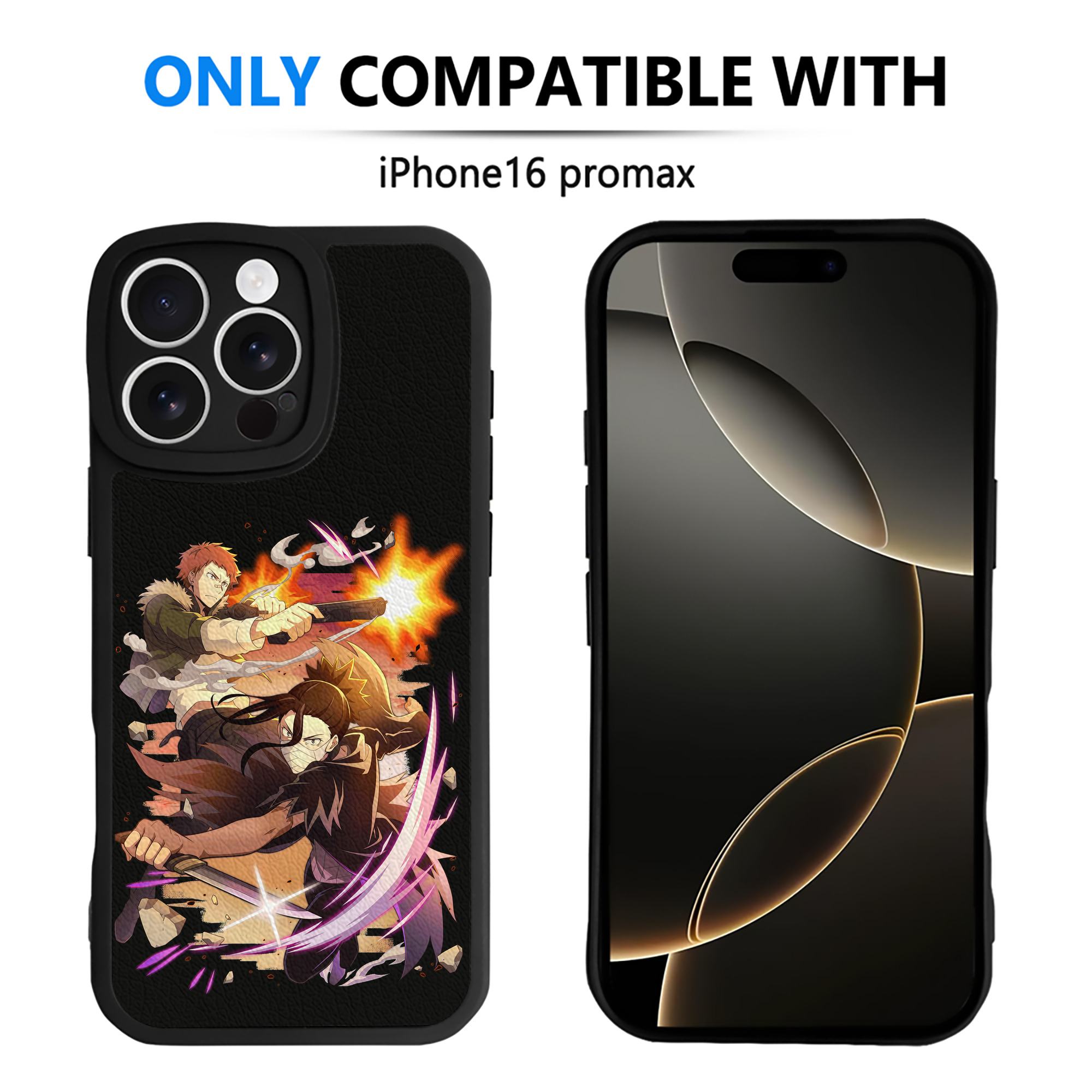 （画像用） 文豪ストレイドッグス Bungo Stray Dogs 【iPhone 16シリーズ対応】シリコンスマホケース（レザー調） 材質：シリコン